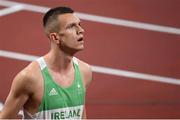 30 July 2021; Christopher O'Donnell of Ireland after his heat of the 4x400 metre mixed relay at the Olympic Stadium during the 2020 Tokyo Summer Olympic Games in Tokyo, Japan. Photo by Stephen McCarthy/Sportsfile