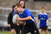 30 July 2021; Luke Reynolds Donnelly, age 10, in action during the Bank of Ireland Leinster Rugby Summer Camp at Navan RFC in Navan, Meath. Photo by Matt Browne/Sportsfile