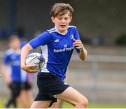 30 July 2021; Sean Duffy, age 11, in action during the Bank of Ireland Leinster Rugby Summer Camp at Navan RFC in Navan, Meath. Photo by Matt Browne/Sportsfile