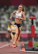 30 July 2021; Eilish McColgan of Great Britain in action during round 1 of the women's 5000 metres at the Olympic Stadium during the 2020 Tokyo Summer Olympic Games in Tokyo, Japan. Photo by Ramsey Cardy/Sportsfile