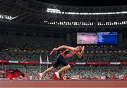 30 July 2021; Cameron Chalmers of Great Britain in action during the 4x400 metre mixed relay at the Olympic Stadium during the 2020 Tokyo Summer Olympic Games in Tokyo, Japan. Photo by Ramsey Cardy/Sportsfile