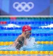 29 July 2021; Adam Peaty of Great Britain in action during the heats of the Mixed 4 x 100m Medley Relay at the Tokyo Aquatics Centre during the 2020 Tokyo Summer Olympic Games in Tokyo, Japan. Photo by Ramsey Cardy/Sportsfile