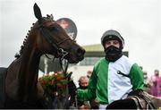 30 July 2021; Jockey Conor McNamara with Jazzaway after winning the Guinness handicap hurdle during day five of the Galway Races Summer Festival at Ballybrit Racecourse in Galway. Photo by David Fitzgerald/Sportsfile