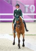 31 July 2021; Sarah Ennis of Ireland riding Horseware Woodcourt Garrison during eventing dressage team and individual day two at the Equestrian Park during the 2020 Tokyo Summer Olympic Games in Tokyo, Japan. Photo by Stephen McCarthy/Sportsfile