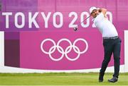 31 July 2021; Rory Sabbatini of Slovakia plays his tee shot on the first hole during round 3 of the men's individual stroke play at the Kasumigaseki Country Club during the 2020 Tokyo Summer Olympic Games in Kawagoe, Saitama, Japan. Photo by Ramsey Cardy/Sportsfile