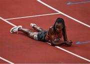 31 July 2021; Mary Moraa of Kenya after her semi-final of the women's 800 metres at the Olympic Stadium during the 2020 Tokyo Summer Olympic Games in Tokyo, Japan. Photo by Brendan Moran/Sportsfile