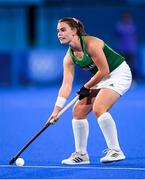31 July 2021; Lizzie Holden of Ireland during the women's pool A group stage match between Great Britain and Ireland at the Oi Hockey Stadium during the 2020 Tokyo Summer Olympic Games in Tokyo, Japan. Photo by Stephen McCarthy/Sportsfile
