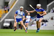 31 July 2021; Jack Fagan of Waterford in action against Padraic Maher of Tipperary during the GAA Hurling All-Ireland Senior Championship Quarter-Final match between Tipperary and Waterford at Pairc Ui Chaoimh in Cork. Photo by Daire Brennan/Sportsfile