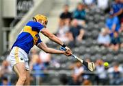 31 July 2021; Seamus Callanan of Tipperary shoots to score his side's second goal during the GAA Hurling All-Ireland Senior Championship Quarter-Final match between Tipperary and Waterford at Pairc Ui Chaoimh in Cork. Photo by Eóin Noonan/Sportsfile