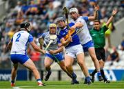 31 July 2021; Jason Forde of Tipperary is tackled by Shane McNulty of Waterford during the GAA Hurling All-Ireland Senior Championship Quarter-Final match between Tipperary and Waterford at Pairc Ui Chaoimh in Cork. Photo by Eóin Noonan/Sportsfile