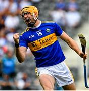 31 July 2021; Seamus Callanan of Tipperary celebrates after scoring his side's first goal during the GAA Hurling All-Ireland Senior Championship Quarter-Final match between Tipperary and Waterford at Pairc Ui Chaoimh in Cork. Photo by Eóin Noonan/Sportsfile