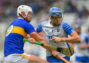 31 July 2021; Kieran Bennett of Waterford in action against Michael Breen of Tipperary during the GAA Hurling All-Ireland Senior Championship Quarter-Final match between Tipperary and Waterford at Pairc Ui Chaoimh in Cork. Photo by Eóin Noonan/Sportsfile