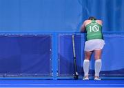 31 July 2021; Shirley McCay of Ireland after her side's defeat to Great Britain at the Oi Hockey Stadium during the 2020 Tokyo Summer Olympic Games in Tokyo, Japan. Photo by Stephen McCarthy/Sportsfile
