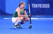 31 July 2021; Katie Mullan of Ireland after her side's defeat in their women's pool A group stage match at the Oi Hockey Stadium during the 2020 Tokyo Summer Olympic Games in Tokyo, Japan. Photo by Stephen McCarthy/Sportsfile