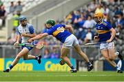 31 July 2021; Kieran Bennett of Waterford in action against Paddy Cadell of Tipperary during the GAA Hurling All-Ireland Senior Championship Quarter-Final match between Tipperary and Waterford at Pairc Ui Chaoimh in Cork. Photo by Eóin Noonan/Sportsfile