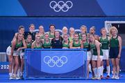31 July 2021; Ireland players after their women's pool A group stage match against Great Britain at the Oi Hockey Stadium during the 2020 Tokyo Summer Olympic Games in Tokyo, Japan. Photo by Stephen McCarthy/Sportsfile
