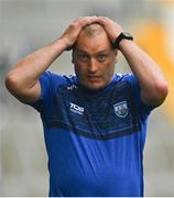 31 July 2021; Waterford manager Liam Cahill reacts during the GAA Hurling All-Ireland Senior Championship Quarter-Final match between Tipperary and Waterford at Pairc Ui Chaoimh in Cork. Photo by Eóin Noonan/Sportsfile