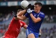31 July 2021; Aaron Mulligan of Monaghan is tackled by Kieran McGeary of Tyrone during the Ulster GAA Football Senior Championship Final match between Monaghan and Tyrone at Croke Park in Dublin. Photo by Ray McManus/Sportsfile