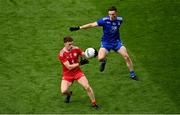 31 July 2021; Conor Meyler of Tyrone in action against Shane Carey of Monaghan during the Ulster GAA Football Senior Championship Final match between Monaghan and Tyrone at Croke Park in Dublin. Photo by Sam Barnes/Sportsfile