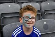 31 July 2021; Nine year old Monaghan supporter Darragh Mee, from Corduff, before the Ulster GAA Football Senior Championship Final match between Monaghan and Tyrone at Croke Park in Dublin. Photo by Ray McManus/Sportsfile