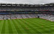 31 July 2021; Monaghan goalkeeper Rory Beggan pushes into the Tyrone half during the Ulster GAA Football Senior Championship Final match between Monaghan and Tyrone at Croke Park in Dublin. Photo by Sam Barnes/Sportsfile