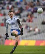 31 July 2021; Monaghan goalkeeper Rory Beggan attempts to score a point from play during the Ulster GAA Football Senior Championship Final match between Monaghan and Tyrone at Croke Park in Dublin. Photo by Harry Murphy/Sportsfile