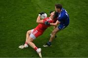 31 July 2021; Pádraig Hampsey of Tyrone in action against Conor McManus of Monaghan during the Ulster GAA Football Senior Championship Final match between Monaghan and Tyrone at Croke Park in Dublin. Photo by Sam Barnes/Sportsfile