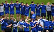 31 July 2021; Monaghan manager Seamus McEnaney gives a team talk after his side's defeat in the Ulster GAA Football Senior Championship Final match between Monaghan and Tyrone at Croke Park in Dublin. Photo by Sam Barnes/Sportsfile