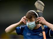 31 July 2021; Donal Burke of Dublin adjusts his headphones as he walks the pitch before the GAA Hurling All-Ireland Senior Championship Quarter-Final match between Dublin and Cork at Semple Stadium in Thurles, Tipperary. Photo by Piaras Ó Mídheach/Sportsfile