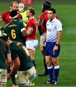 31 July 2021; Referee Ben O'Keeffe during the second test of the British and Irish Lions tour match between South Africa and British and Irish Lions at Cape Town Stadium in Cape Town, South Africa. Photo by Ashley Vlotman/Sportsfile
