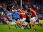 31 July 2021; Cian Boland of Dublin breaks away from Mark Coleman of Cork the GAA Hurling All-Ireland Senior Championship Quarter-Final match between Dublin and Cork at Semple Stadium in Thurles, Tipperary. Photo by David Fitzgerald/Sportsfile