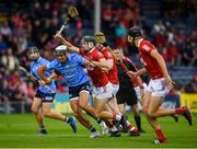31 July 2021; Cian Boland of Dublin breaks away from Mark Coleman of Cork the GAA Hurling All-Ireland Senior Championship Quarter-Final match between Dublin and Cork at Semple Stadium in Thurles, Tipperary. Photo by David Fitzgerald/Sportsfile
