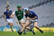 31 July 2021; Mark Moffett of Cavan in action against Tom Keenan of Fermanagh during the Lory Meagher Cup Final match between Fermanagh and Cavan at Croke Park in Dublin.  Photo by Sam Barnes/Sportsfile