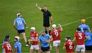 31 July 2021; Referee James Owens during the GAA Hurling All-Ireland Senior Championship Quarter-Final match between Dublin and Cork at Semple Stadium in Thurles, Tipperary. Photo by Piaras Ó Mídheach/Sportsfile