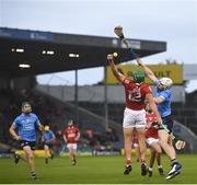 31 July 2021; Robbie O'Flynn of Cork in action against Liam Rushe of Dublin the GAA Hurling All-Ireland Senior Championship Quarter-Final match between Dublin and Cork at Semple Stadium in Thurles, Tipperary. Photo by David Fitzgerald/Sportsfile