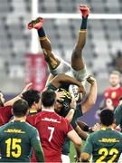 31 July 2021; Lukhanyo Am of South Africa during the second test of the British and Irish Lions tour match between South Africa and British and Irish Lions at Cape Town Stadium in Cape Town, South Africa. Photo by Ashley Vlotman/Sportsfile