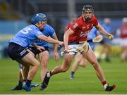 31 July 2021; Darragh Fitzgibbon of Cork in action against Oisín O'Rorke of Dublin during the GAA Hurling All-Ireland Senior Championship Quarter-Final match between Dublin and Cork at Semple Stadium in Thurles, Tipperary. Photo by Piaras Ó Mídheach/Sportsfile