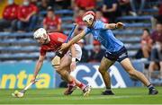 31 July 2021; Patrick Horgan of Cork in action against Paddy Smyth of Dublin during the GAA Hurling All-Ireland Senior Championship Quarter-Final match between Dublin and Cork at Semple Stadium in Thurles, Tipperary. Photo by Piaras Ó Mídheach/Sportsfile