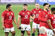 31 July 2021; Dejected Mako Vunapola, left, and Rory Sutherland of British and Irish Lions after the second test of the British and Irish Lions tour match between South Africa and British and Irish Lions at Cape Town Stadium in Cape Town, South Africa. Photo by Ashley Vlotman/Sportsfile