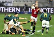 31 July 2021; Herschel Jantjies of South Africa in action against Alun Wyn Jones of the British and Irish Lions during the second test of the British and Irish Lions tour match between South Africa and British and Irish Lions at Cape Town Stadium in Cape Town, South Africa. Photo by Ashley Vlotman/Sportsfile