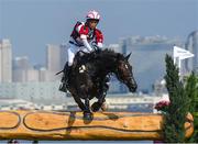 1 August 2021; Kazuma Tomoto of Japan riding Vinci de la Vigne during the eventing cross country team and individual session at the Sea Forest Cross-Country Course during the 2020 Tokyo Summer Olympic Games in Tokyo, Japan. Photo by Stephen McCarthy/Sportsfile
