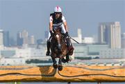 1 August 2021; Alex Hua Tian of China riding Don Geniro during the eventing cross country team and individual session at the Sea Forest Cross-Country Course during the 2020 Tokyo Summer Olympic Games in Tokyo, Japan. Photo by Stephen McCarthy/Sportsfile