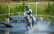 1 August 2021; Austin O'Connor of Ireland riding Colorado Blue during the eventing cross country team and individual session at the Sea Forest Cross-Country Course during the 2020 Tokyo Summer Olympic Games in Tokyo, Japan. Photo by Stephen McCarthy/Sportsfile