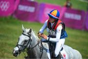 1 August 2021; Janneke Boonzaaijer of Netherlands riding Champ de Tailleur during the eventing cross country team and individual session at the Sea Forest Cross-Country Course during the 2020 Tokyo Summer Olympic Games in Tokyo, Japan. Photo by Stephen McCarthy/Sportsfile