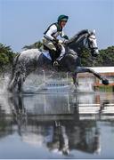 1 August 2021; Austin O'Connor of Ireland riding Colorado Blue during the eventing cross country team and individual session at the Sea Forest Cross-Country Course during the 2020 Tokyo Summer Olympic Games in Tokyo, Japan. Photo by Stephen McCarthy/Sportsfile