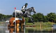 1 August 2021; Austin O'Connor of Ireland riding Colorado Blue during the eventing cross country team and individual session at the Sea Forest Cross-Country Course during the 2020 Tokyo Summer Olympic Games in Tokyo, Japan. Photo by Stephen McCarthy/Sportsfile