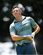 1 August 2021; Rory McIlroy of Ireland watches his tee shot on the fourth hole during round 4 of the men's individual stroke play at the Kasumigaseki Country Club during the 2020 Tokyo Summer Olympic Games in Kawagoe, Saitama, Japan. Photo by Ramsey Cardy/Sportsfile