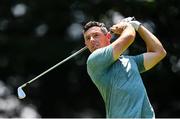 1 August 2021; Rory McIlroy of Ireland watches his tee shot on the fourth hole during round 4 of the men's individual stroke play at the Kasumigaseki Country Club during the 2020 Tokyo Summer Olympic Games in Kawagoe, Saitama, Japan. Photo by Ramsey Cardy/Sportsfile