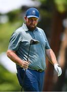 1 August 2021; Shane Lowry of Ireland reacts after playing his tee shot on the fifth hole during round 4 of the men's individual stroke play at the Kasumigaseki Country Club during the 2020 Tokyo Summer Olympic Games in Kawagoe, Saitama, Japan. Photo by Ramsey Cardy/Sportsfile