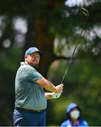 1 August 2021; Shane Lowry of Ireland plays his tee shot on the fifth hole during round 4 of the men's individual stroke play at the Kasumigaseki Country Club during the 2020 Tokyo Summer Olympic Games in Kawagoe, Saitama, Japan. Photo by Ramsey Cardy/Sportsfile
